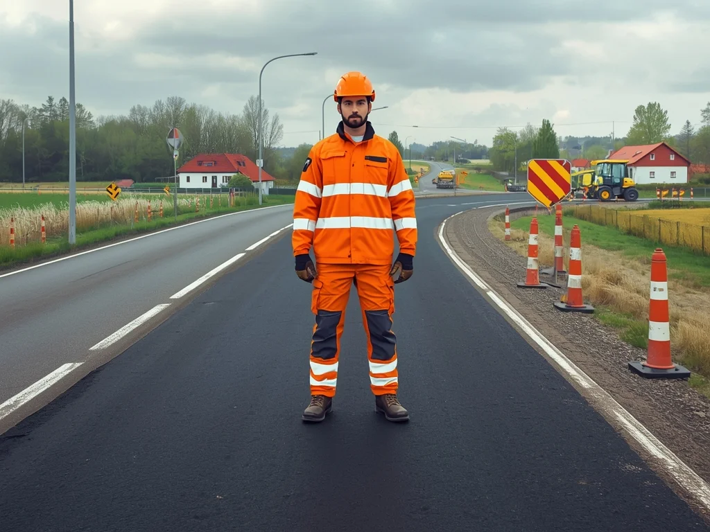 Układacz nawierzchni drogowych