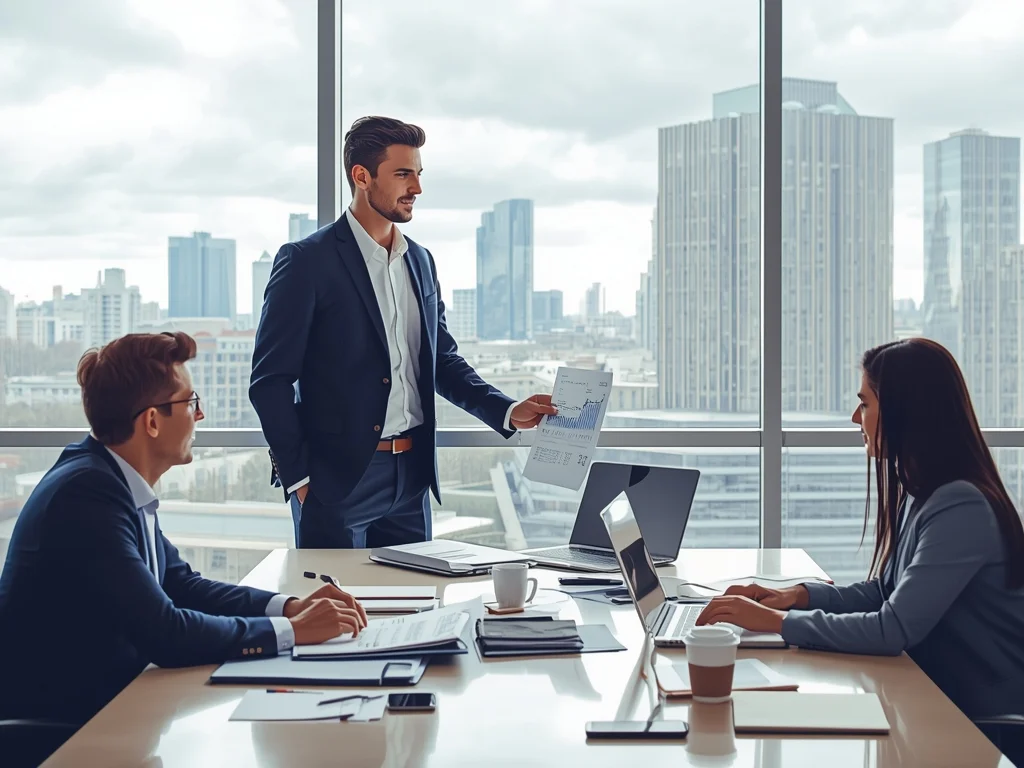 Kierownik przedsiębiorstwa świadczącego usługi z zakresu zarządzania