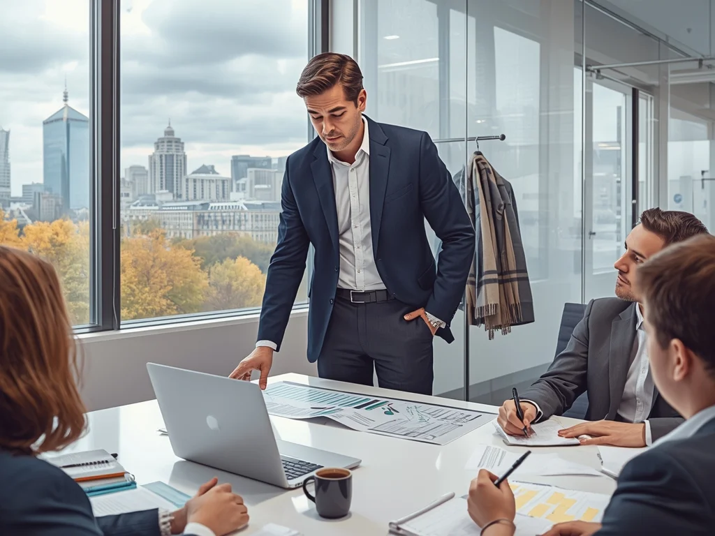 Obrazek poglądowy: Kierownik przedsiębiorstwa świadczącego usługi z zakresu obsługi biznesu