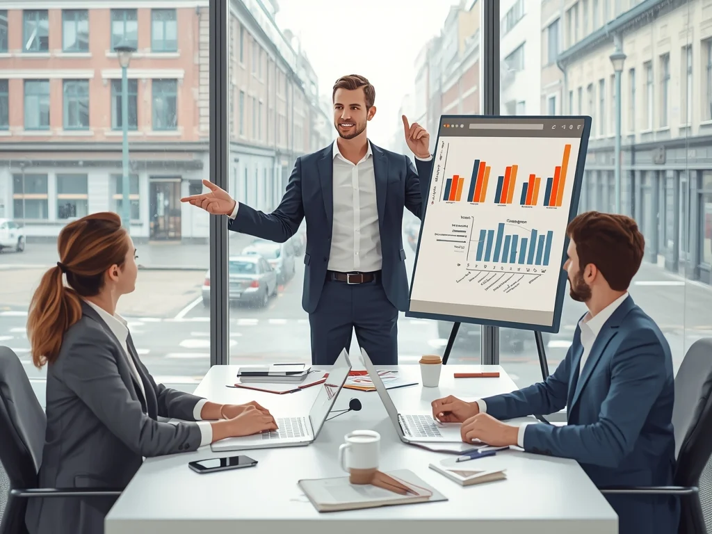 Kierownik przedsiębiorstwa świadczącego usługi z zakresu marketingu