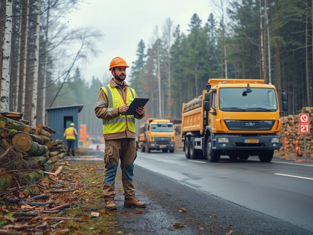 Kierownik przedsiębiorstwa usługowego związanego z leśnictwem