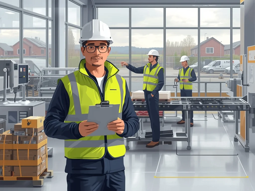 Obrazek poglądowy: Kierownik małego przedsiębiorstwa w przemyśle przetwórczym