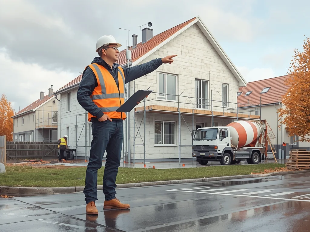 Kierownik małego przedsiębiorstwa budowlanego