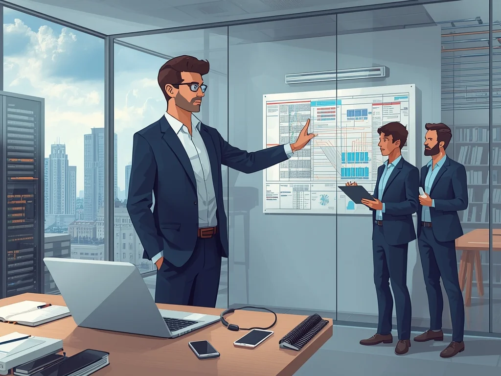 Kierownik działu w przedsiębiorstwie telekomunikacyjnym