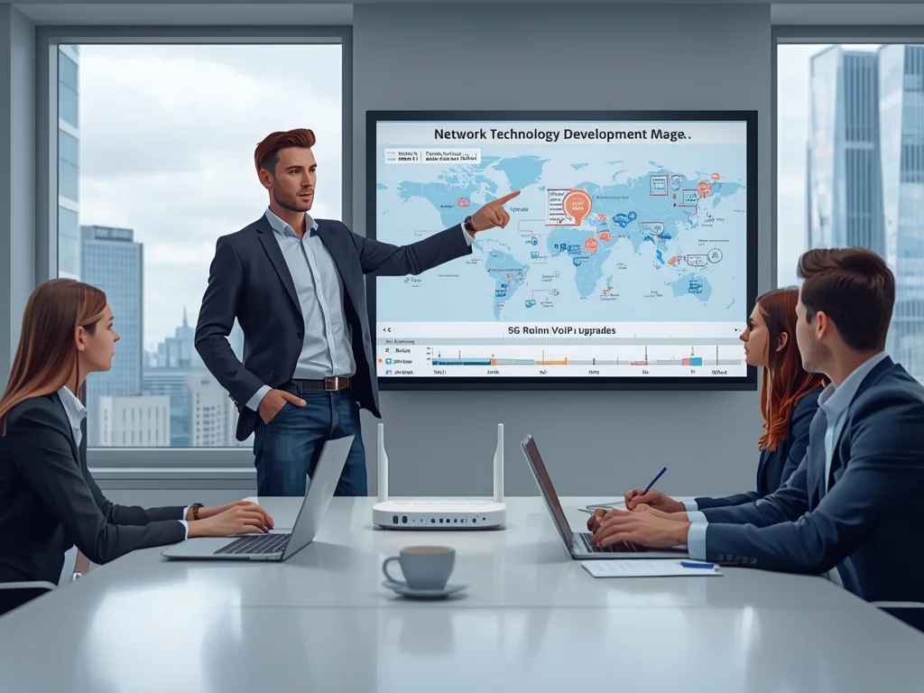 Obrazek poglądowy: Kierownik rozwoju technologii telekomunikacyjnych