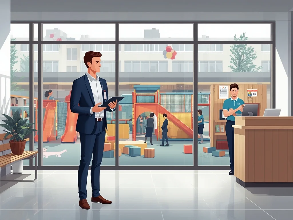 Kierownik centrum rozrywki dla dzieci