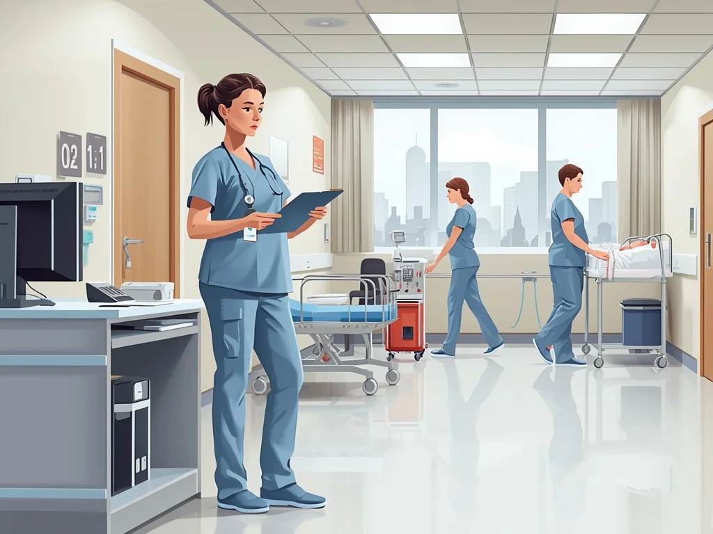 Obrazek poglądowy: Położna oddziałowa