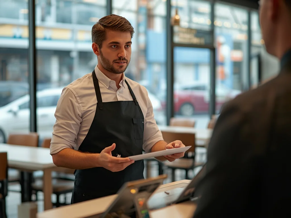 Obrazek poglądowy: Kierownik działu w lokalu gastronomicznym