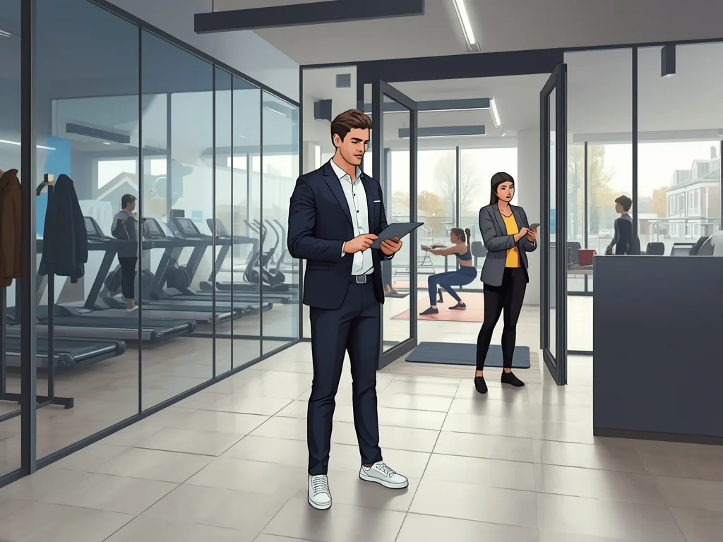 Kierownik klubu fitness