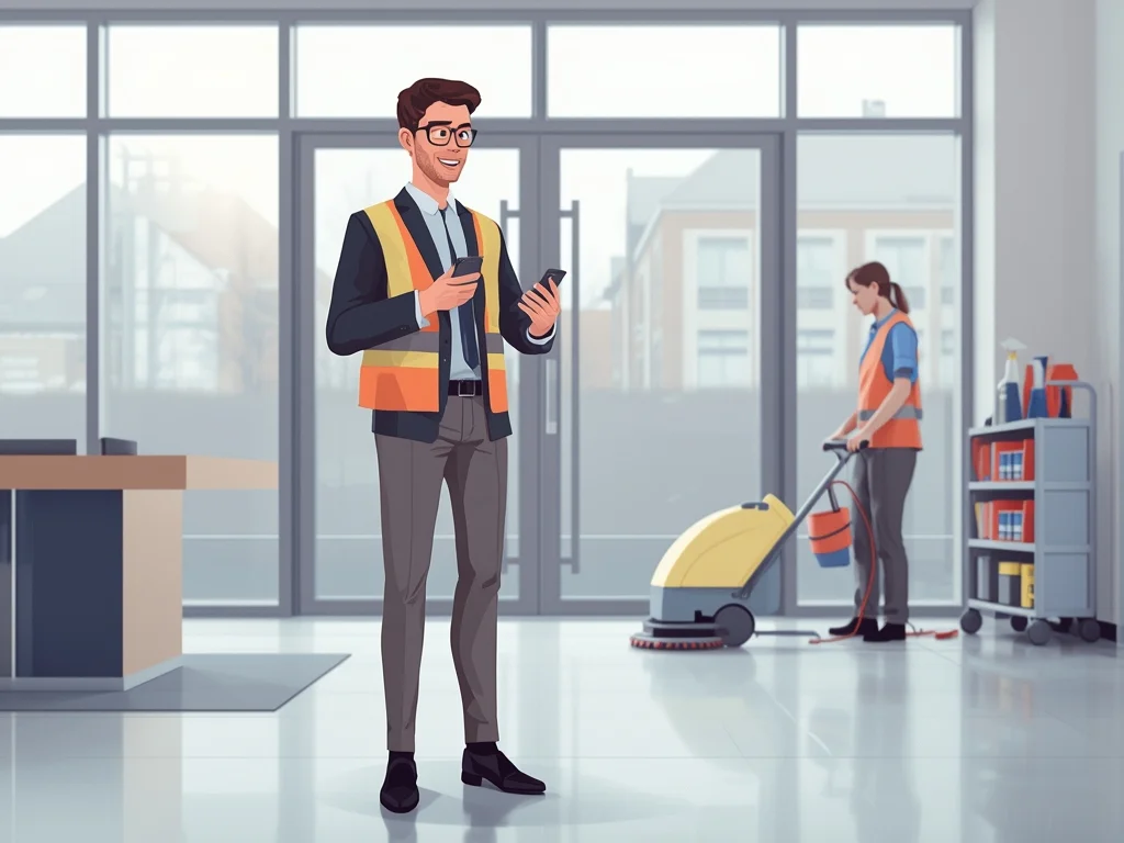 Kierownik firmy sprzątającej