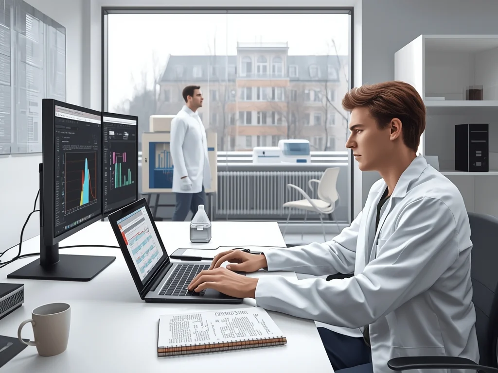 Obrazek poglądowy: Bioinformatyk