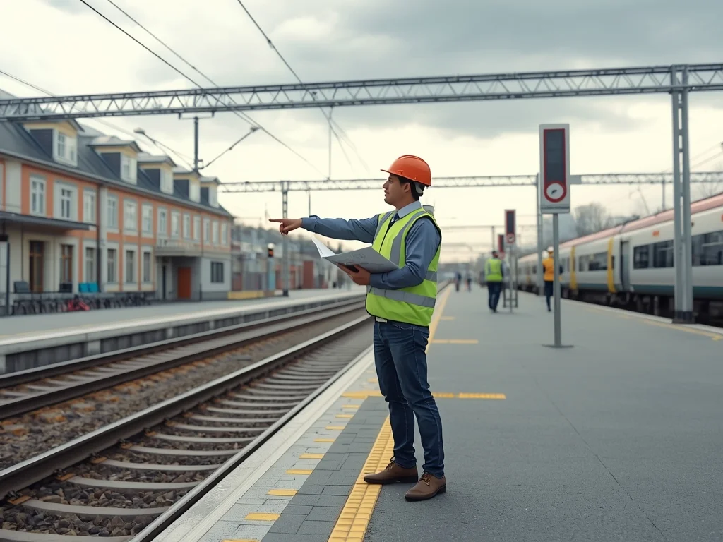 Obrazek poglądowy: Inżynier transportu kolejowego