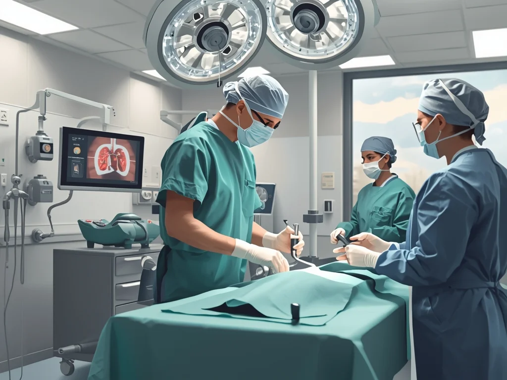 Obrazek poglądowy: Lekarz – specjalista chirurgii klatki piersiowej