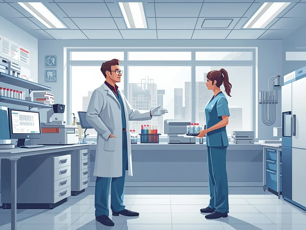 Obrazek poglądowy: Lekarz – specjalista diagnostyki laboratoryjnej