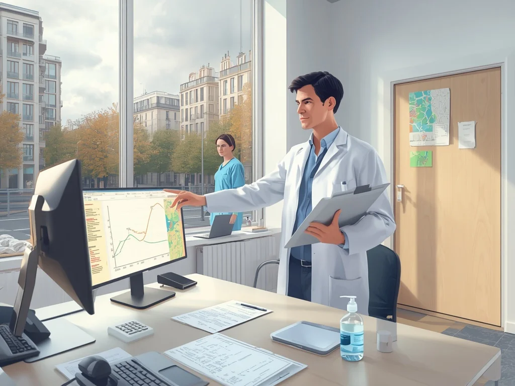 Obrazek poglądowy: Lekarz – specjalista epidemiologii