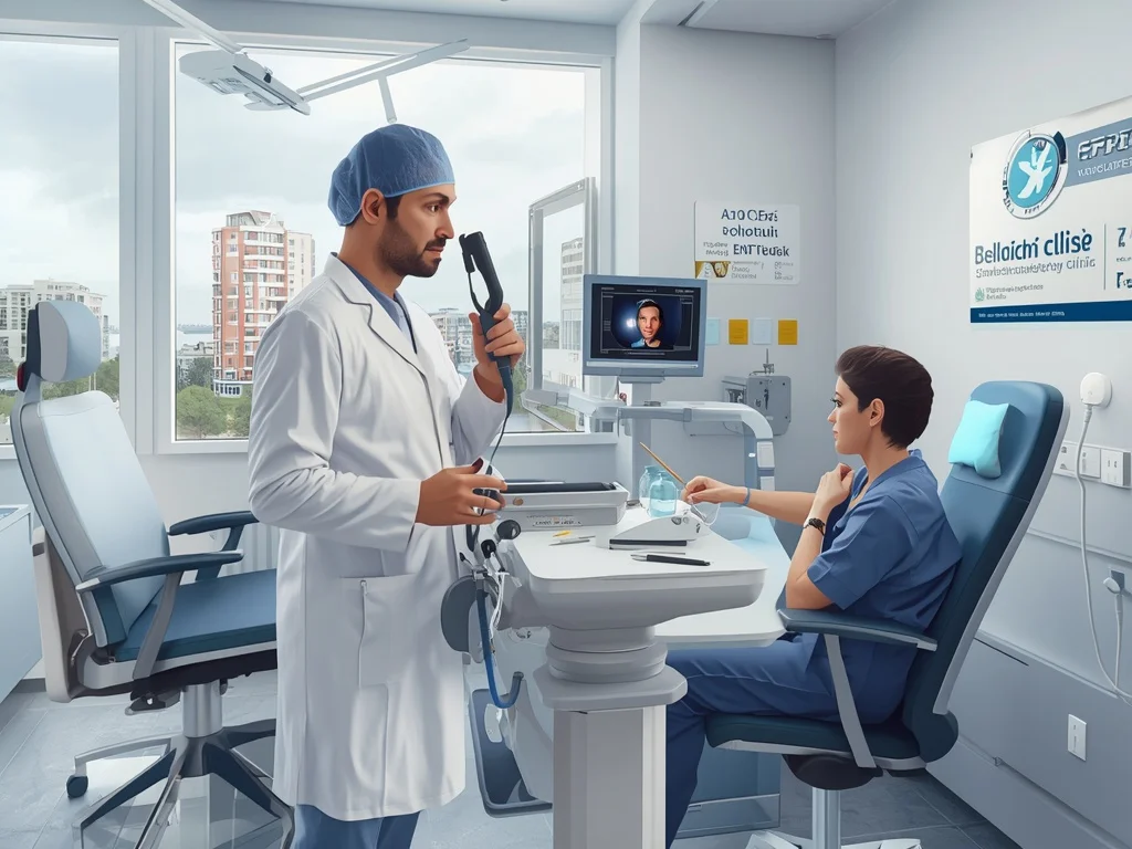 Obrazek poglądowy: Lekarz – specjalista otorynolaryngologii