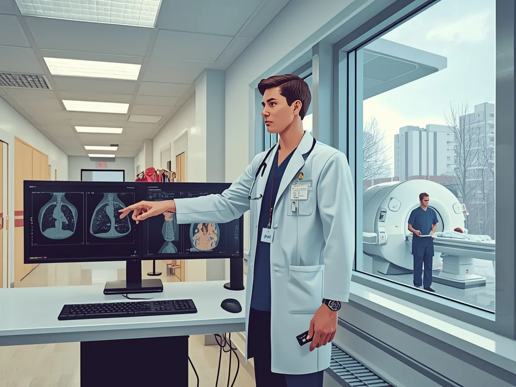 Obrazek poglądowy: Lekarz – specjalista radiologii i diagnostyki obrazowej