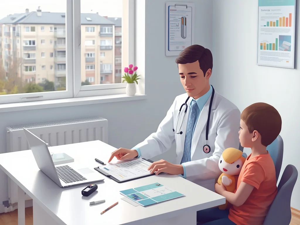 Obrazek poglądowy: Lekarz – specjalista endokrynologii i diabetologii dziecięcej