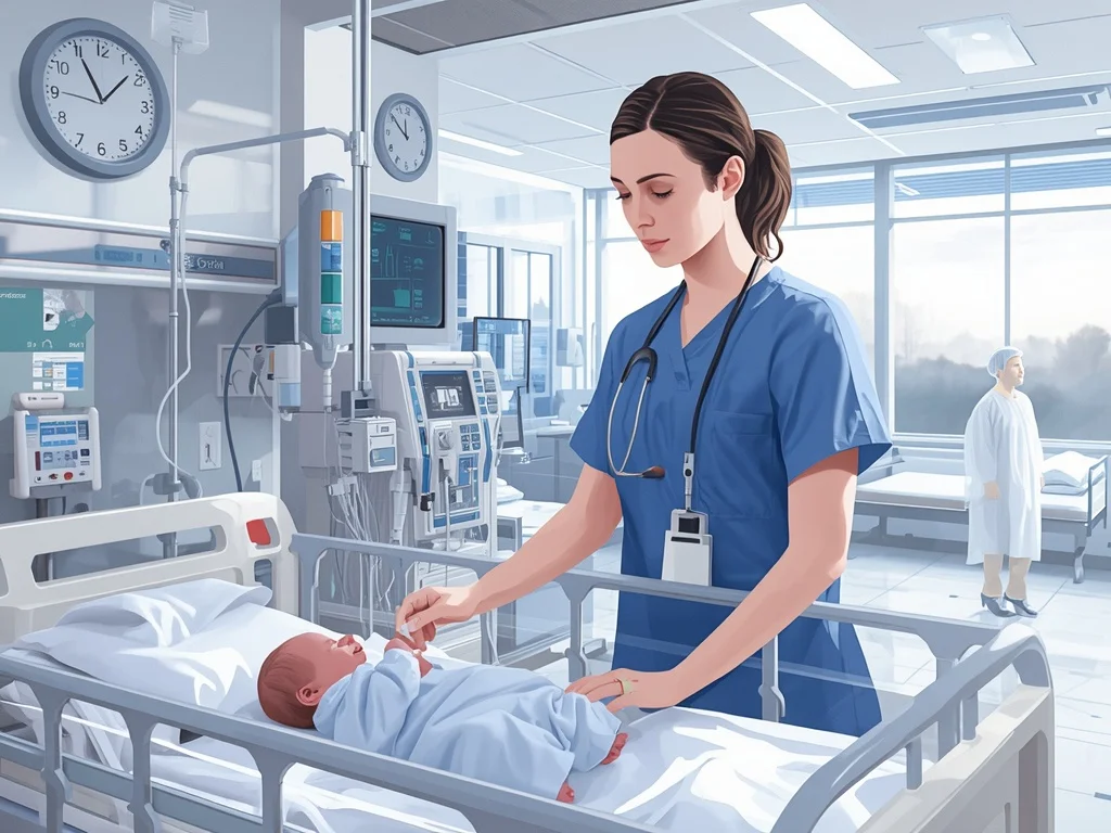 Obrazek poglądowy: Pielęgniarka – specjalista pielęgniarstwa neonatologicznego