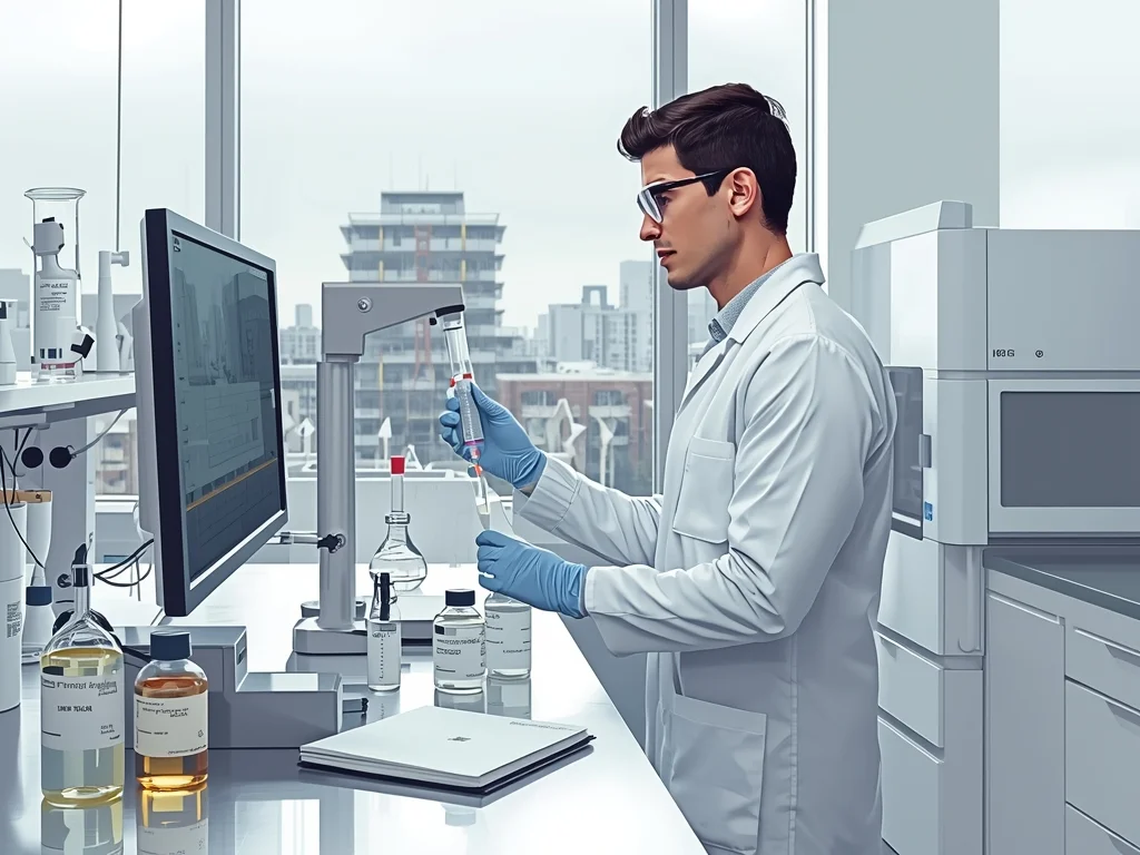 Obrazek poglądowy: Farmaceuta – specjalista analityki farmaceutycznej