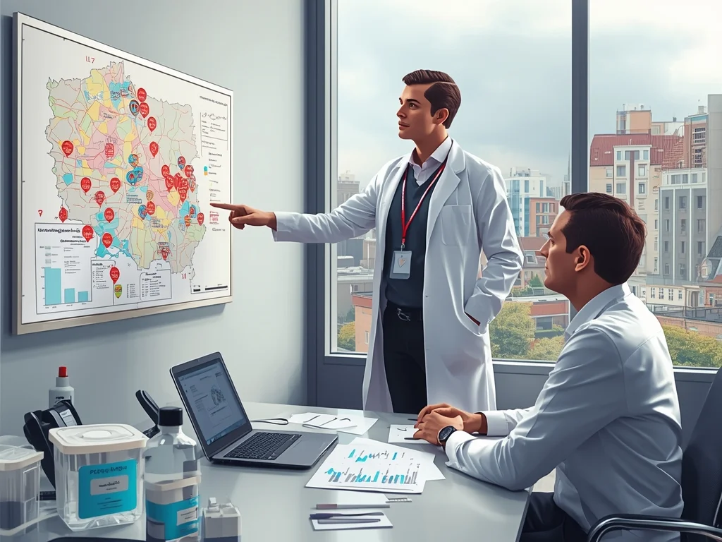 Obrazek poglądowy: Epidemiolog