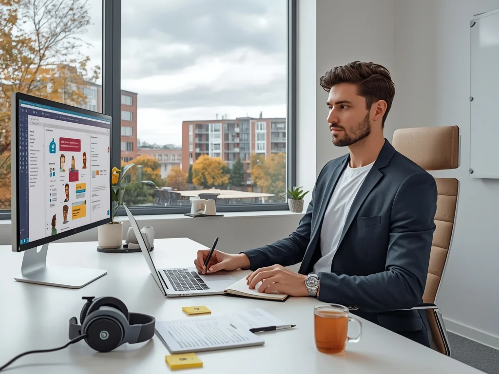 Obrazek poglądowy: Metodyk edukacji na odległość