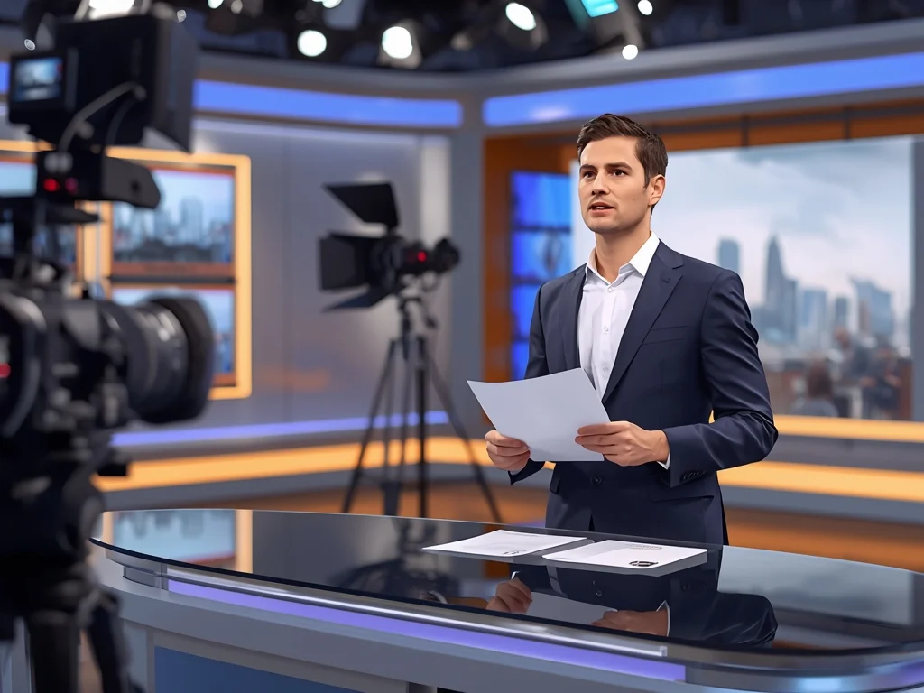 Obrazek poglądowy: Prezenter telewizyjny