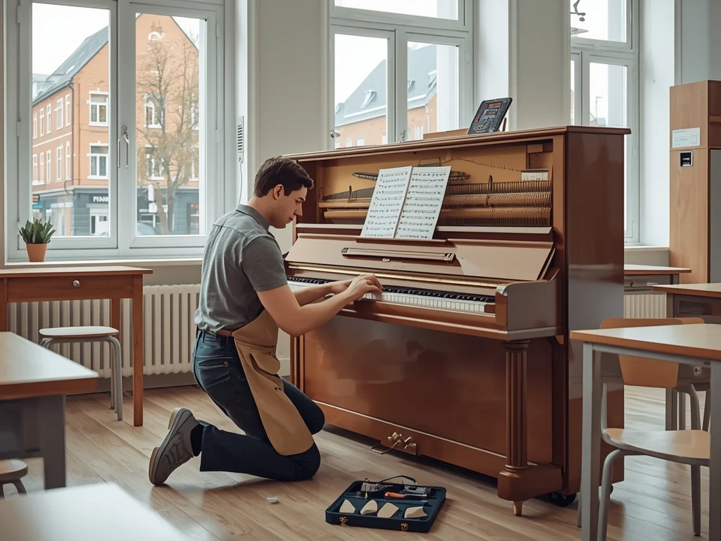 Obrazek poglądowy: Stroiciel fortepianów i pianin