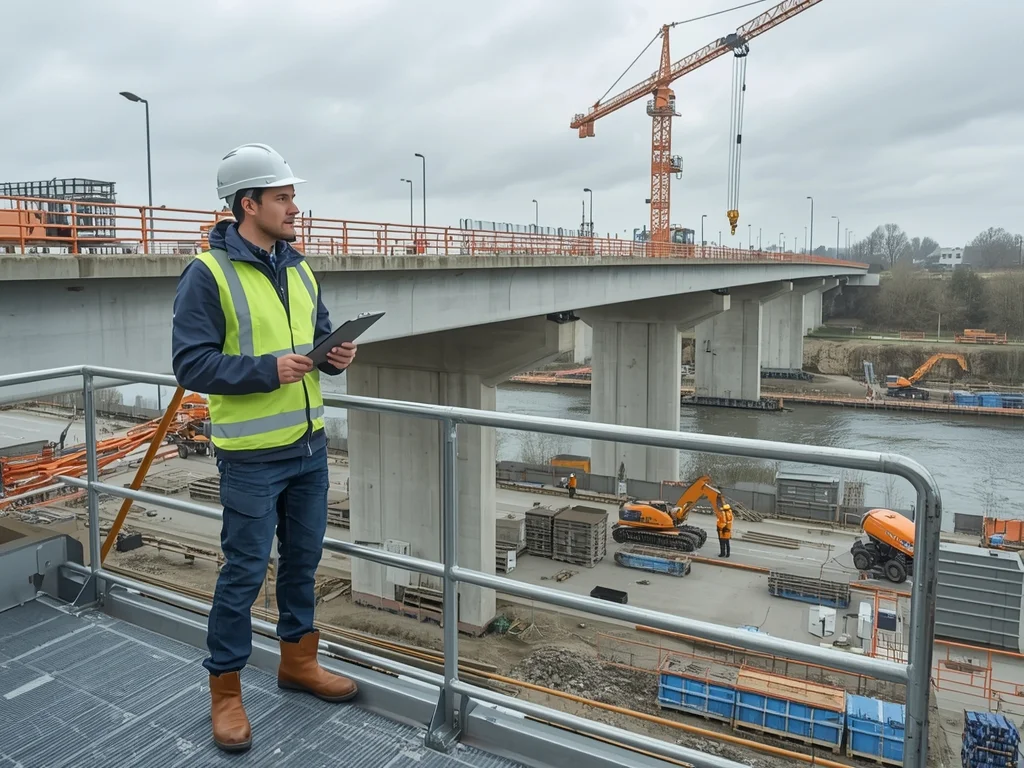 Mistrz produkcji w budownictwie mostowym