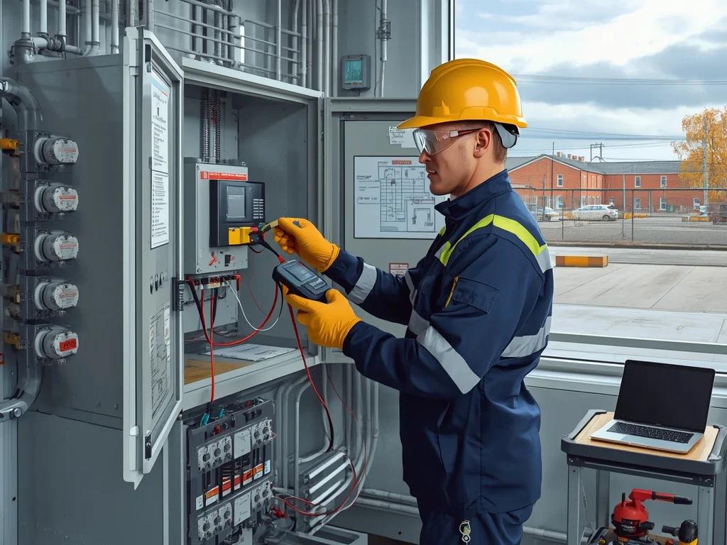 Obrazek poglądowy: Elektroenergetyk pomiarów i zabezpieczeń