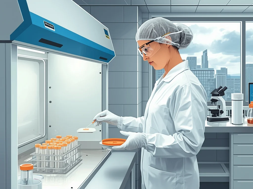 Obrazek poglądowy: Laborant mikrobiologiczny