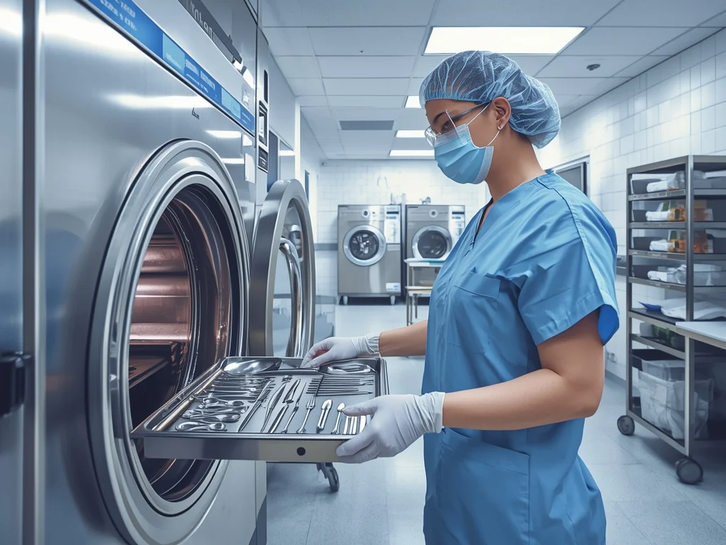 Obrazek poglądowy: Operator systemów sterylizacji artykułów sanitarnych, sprzętu i aparatów