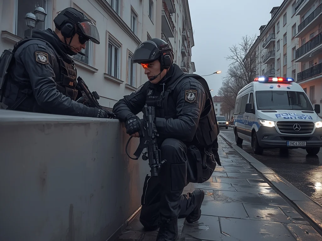 Policjant służby kontrterrorystycznej