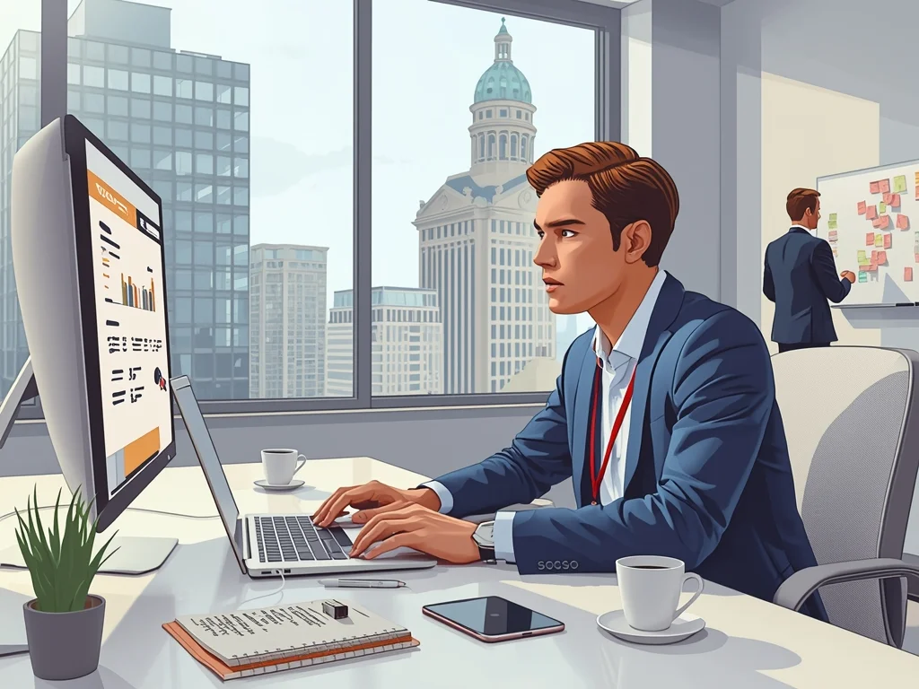 Obrazek poglądowy: Pracownik obsługi kampanii e-mailowych