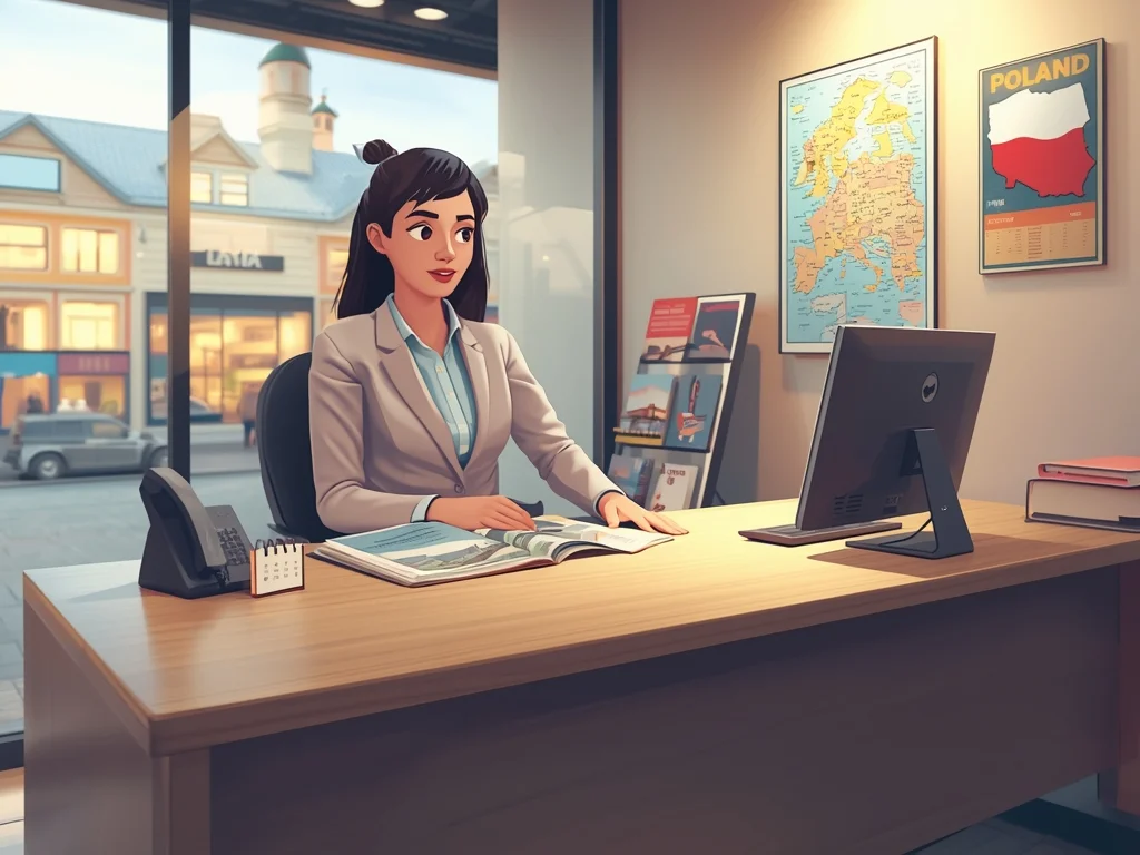 Obrazek poglądowy: Pracownik biura podróży