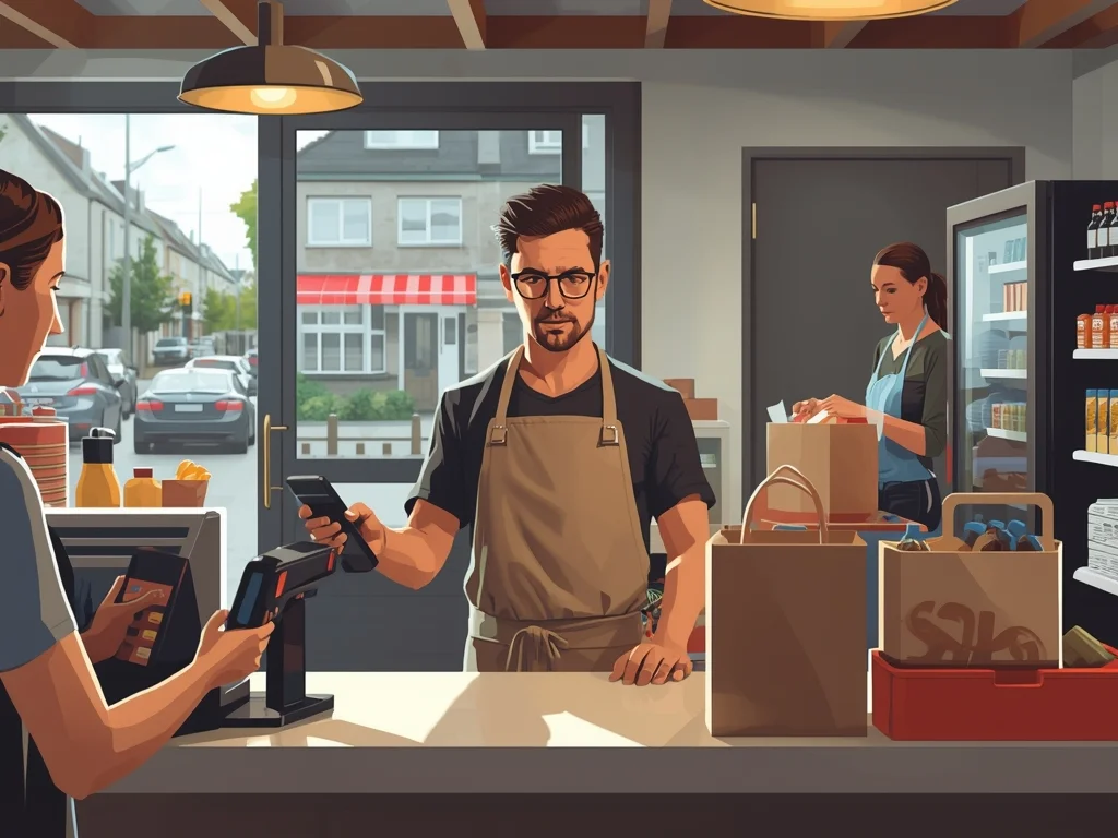 Obrazek poglądowy: Właściciel małego sklepu