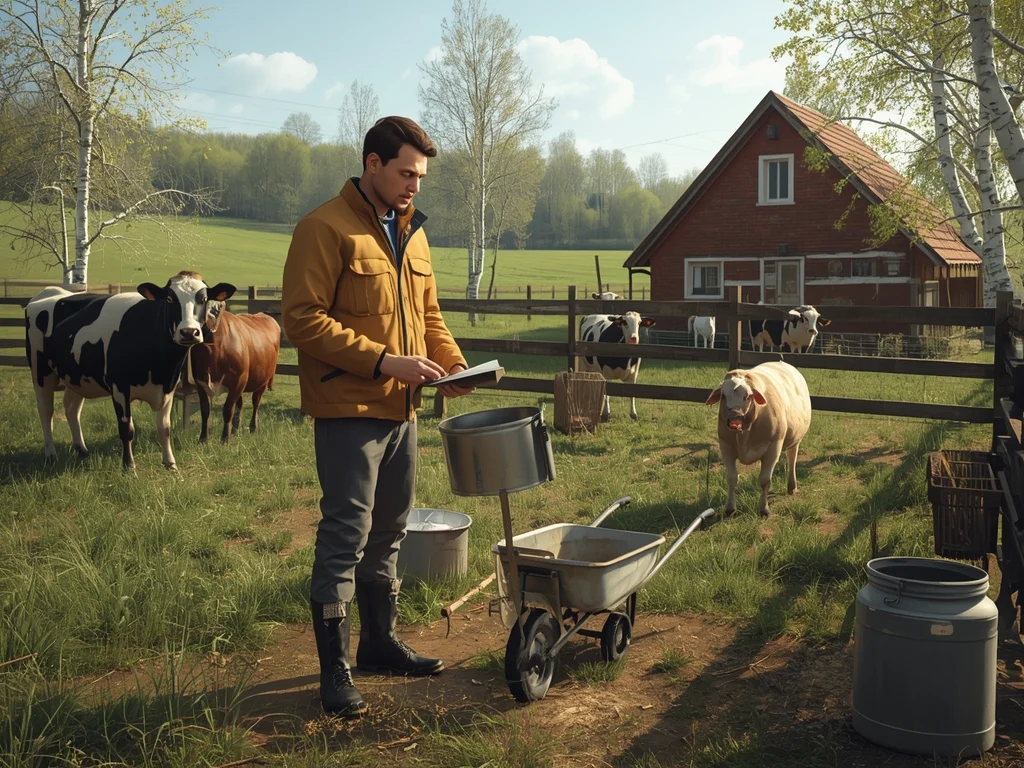 Obrazek poglądowy: Hodowca zwierząt pracujący na własne potrzeby