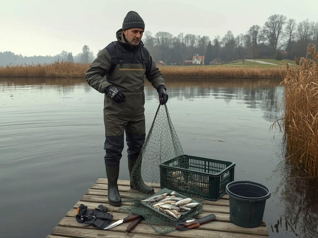 Obrazek poglądowy: Rybak pracujący na własne potrzeby