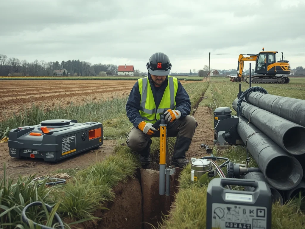Obrazek poglądowy: Monter sieci deszczownianych