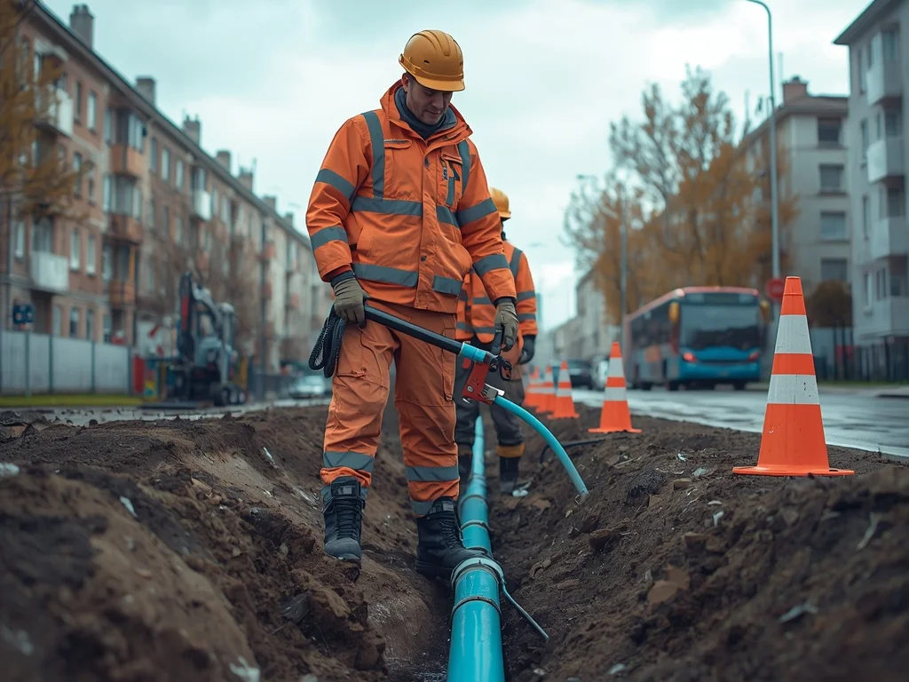 Monter sieci wodnych i kanalizacyjnych