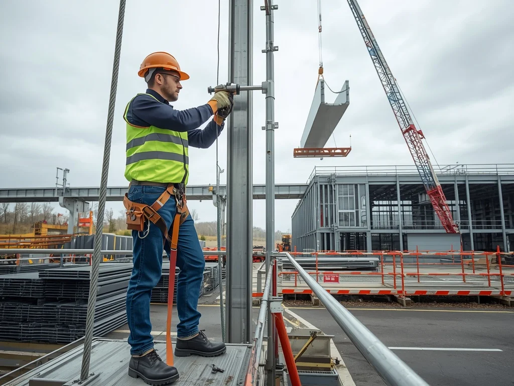Obrazek poglądowy: Monter konstrukcji stalowych