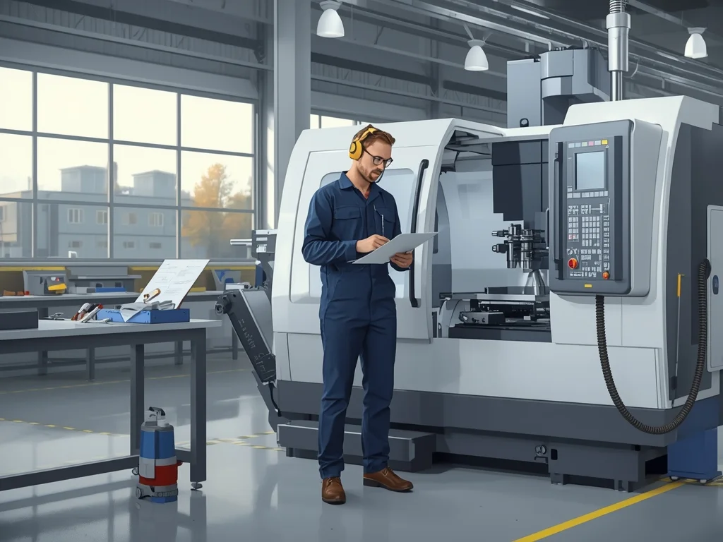 Obrazek poglądowy: Ustawiacz maszyn do obróbki skrawaniem