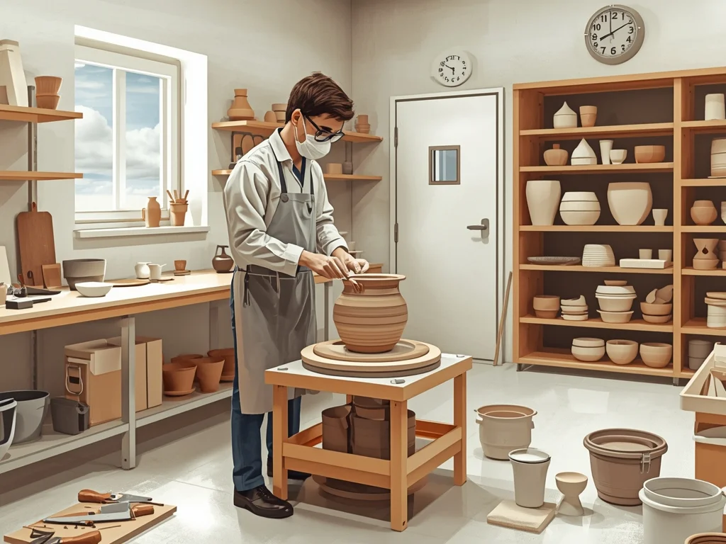 Obrazek poglądowy: Formowacz wyrobów ceramicznych