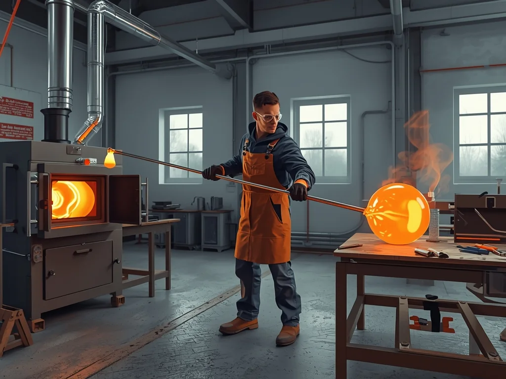 Obrazek poglądowy: Hutnik dmuchacz szkła