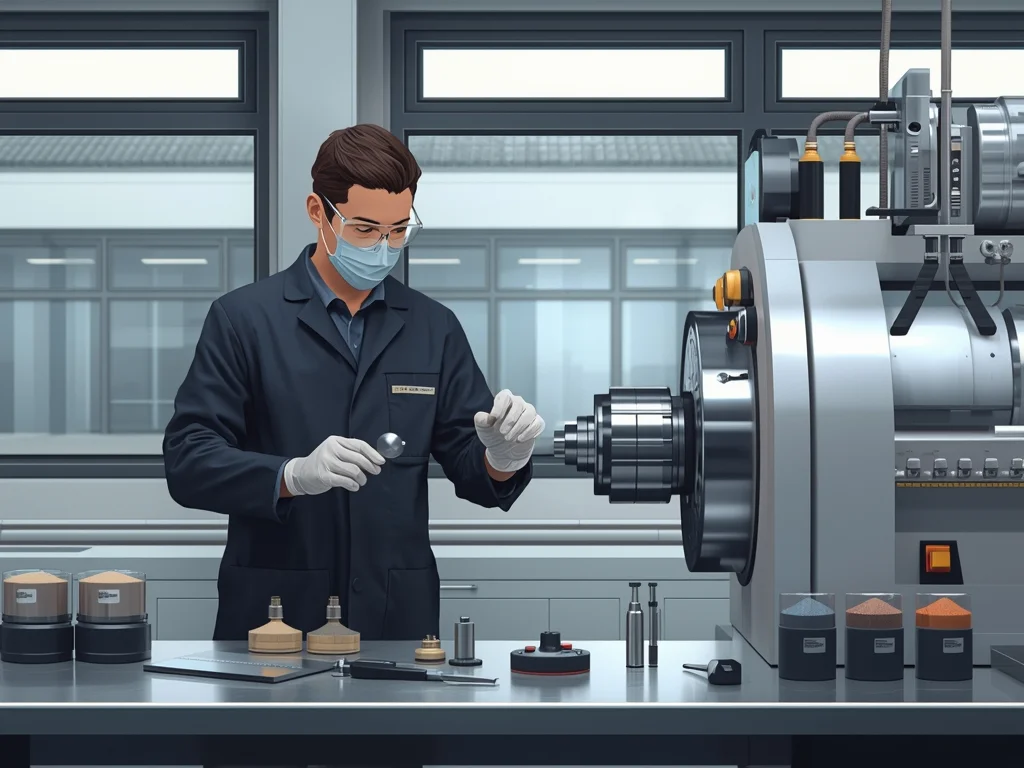 Szlifierz-polerowacz szkła optycznego