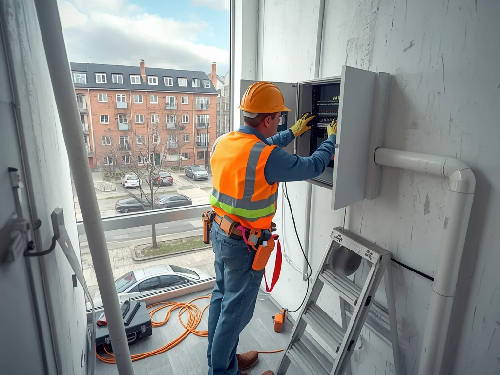 Obrazek poglądowy: Monter instalacji i urządzeń telekomunikacyjnych (telemonter)