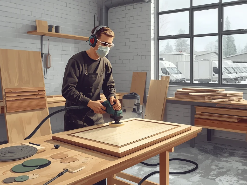 Polerowacz wyrobów z drewna