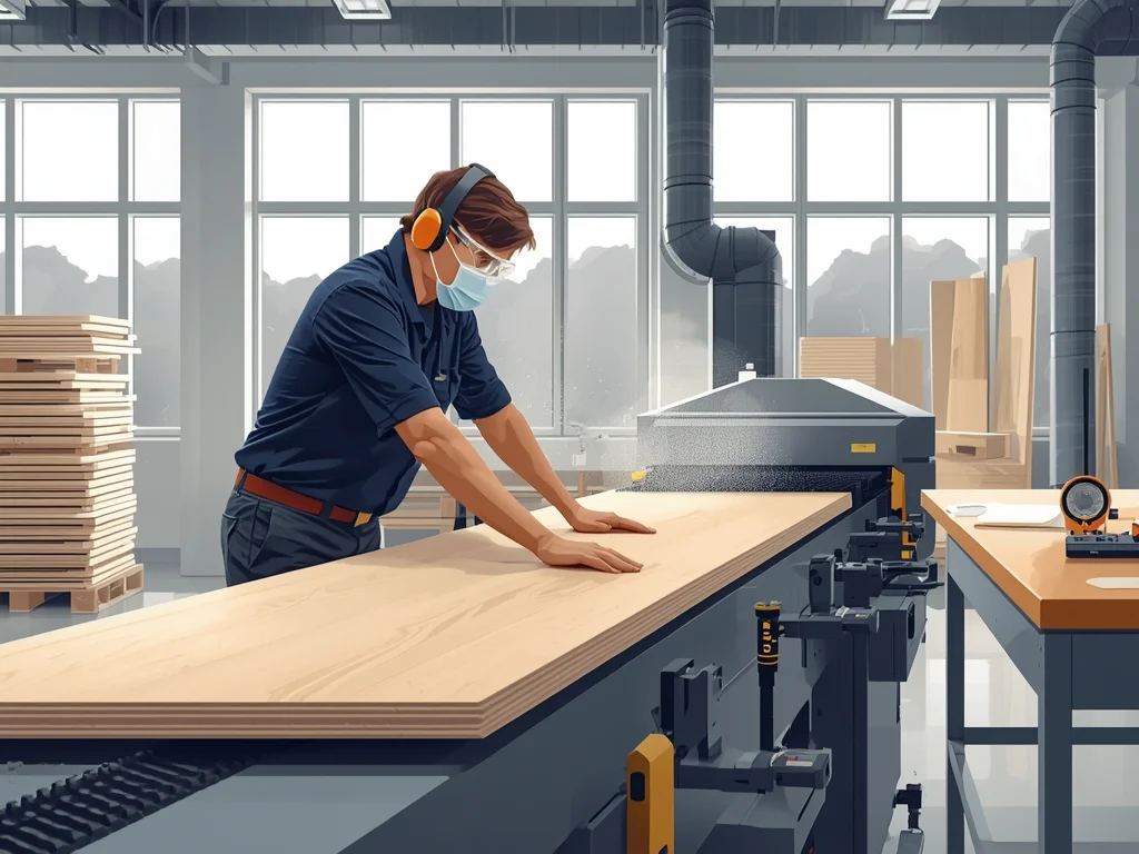 Szlifierz materiałów drzewnych