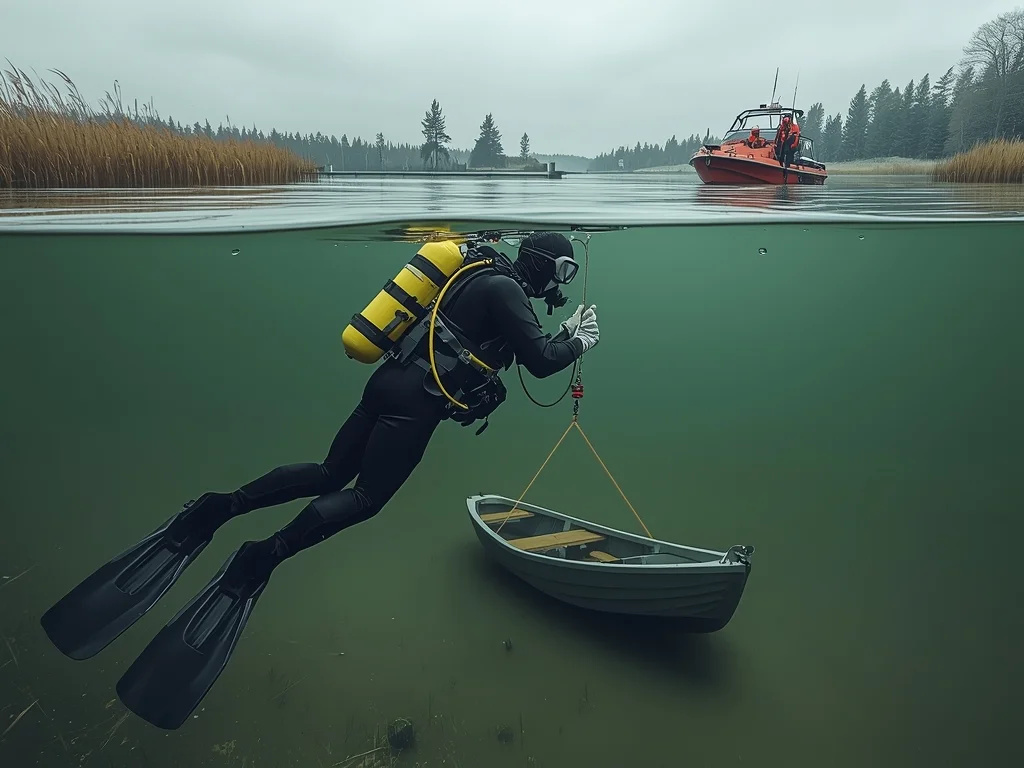 Płetwonurek ratownik