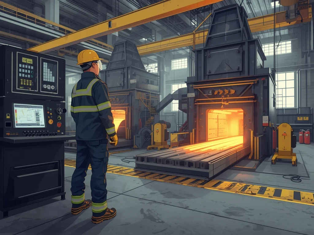 Piecowy nagrzewania wsadu w walcowni